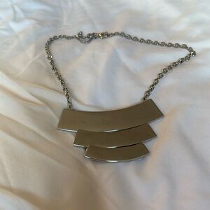 Lia Sophia chunky silver necklace